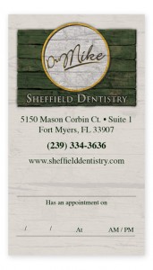 Sheffield-Appointment-Card